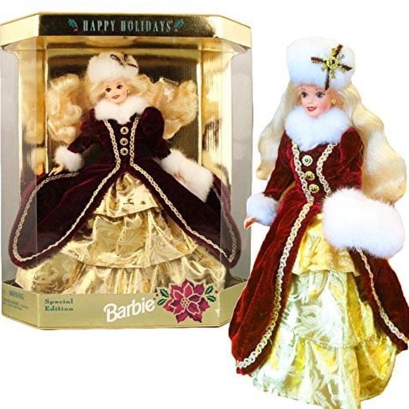 1996 Happy Holidays Barbie NIB Mint - Picture 10 of 10